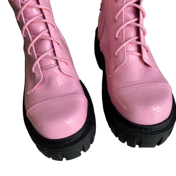 Sugar Thrillz Platform Combat Boots size 9.5 - Picture 5 of 11